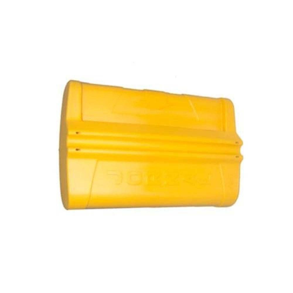 Caixa Para Correio Amarela Plastipan 430x280x90mm Com Porta 375mm