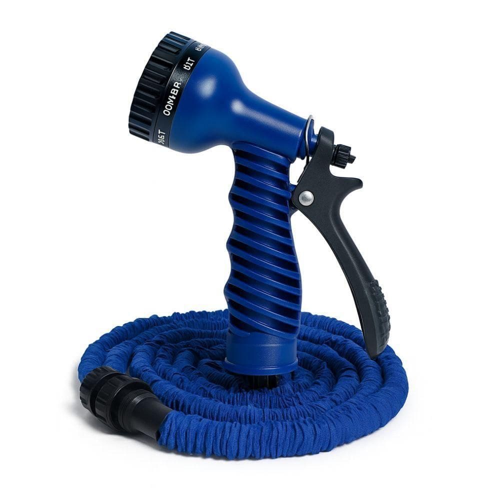 Mangueira Expansível 22,5 Retrátil Flexível Esguicho 7 Jatos