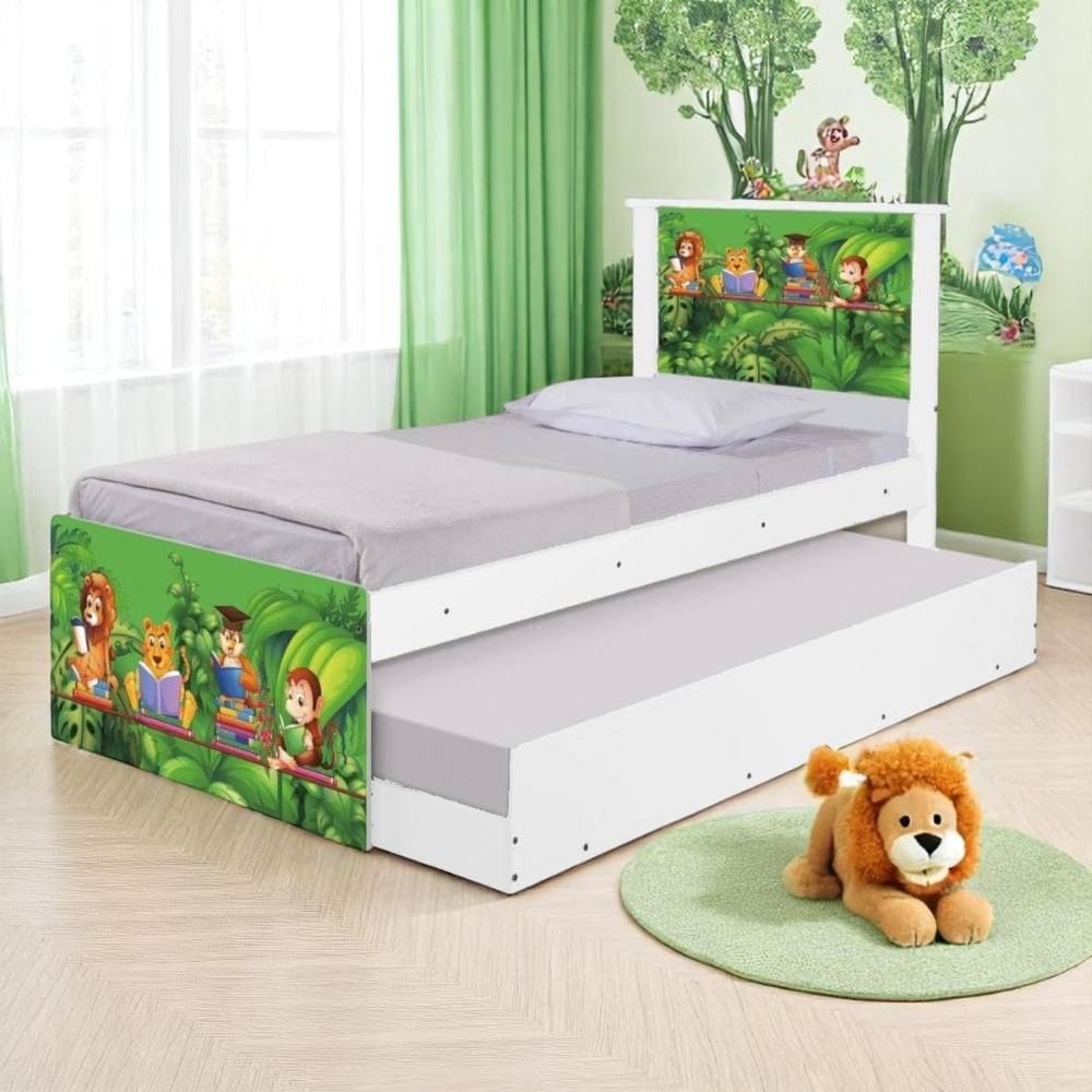 Bi Cama Juvenil Zap com Cabeceira Safari