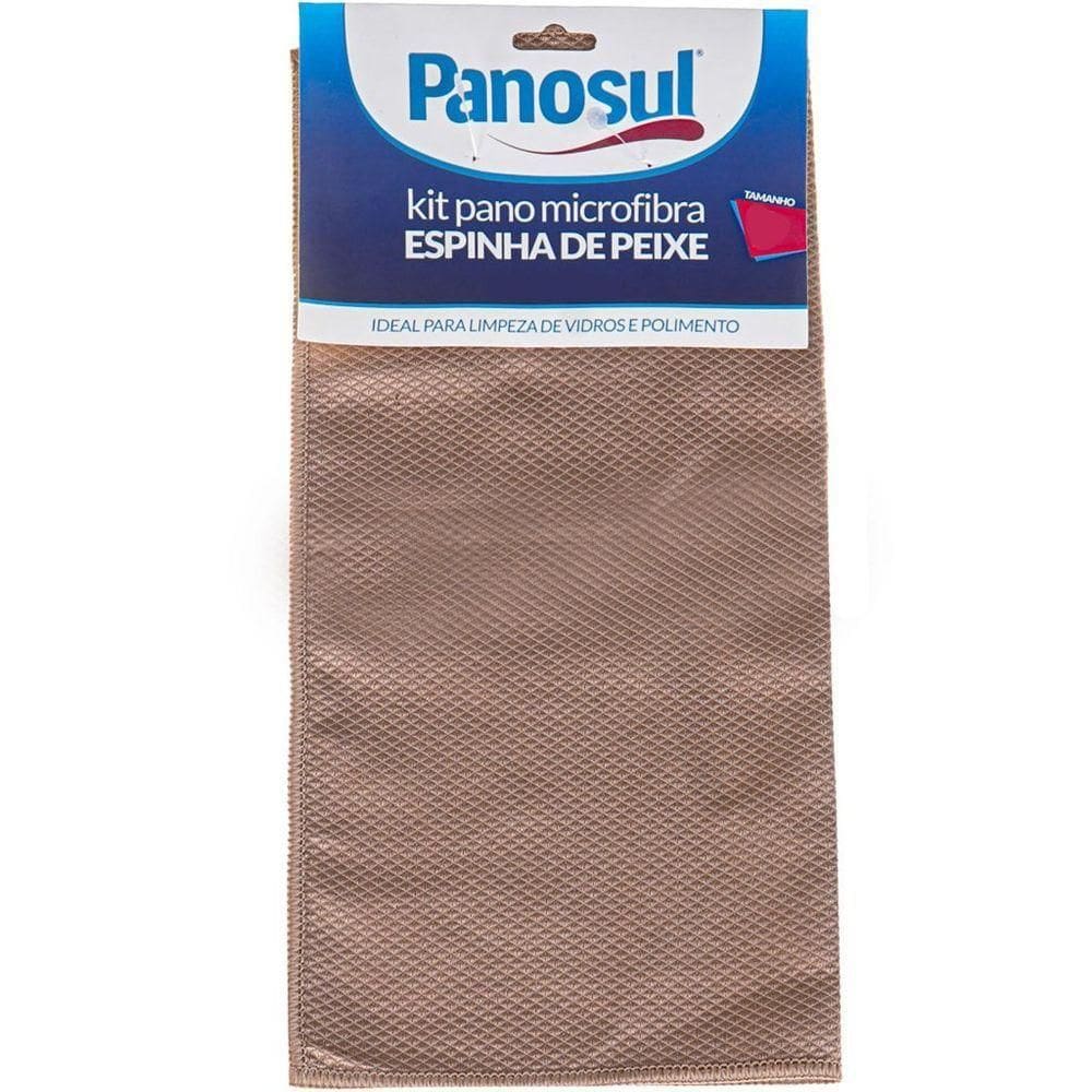 Kit 6 Pano 50x70 Espinha De Peixe Microfibra Super Absorção Panosul
