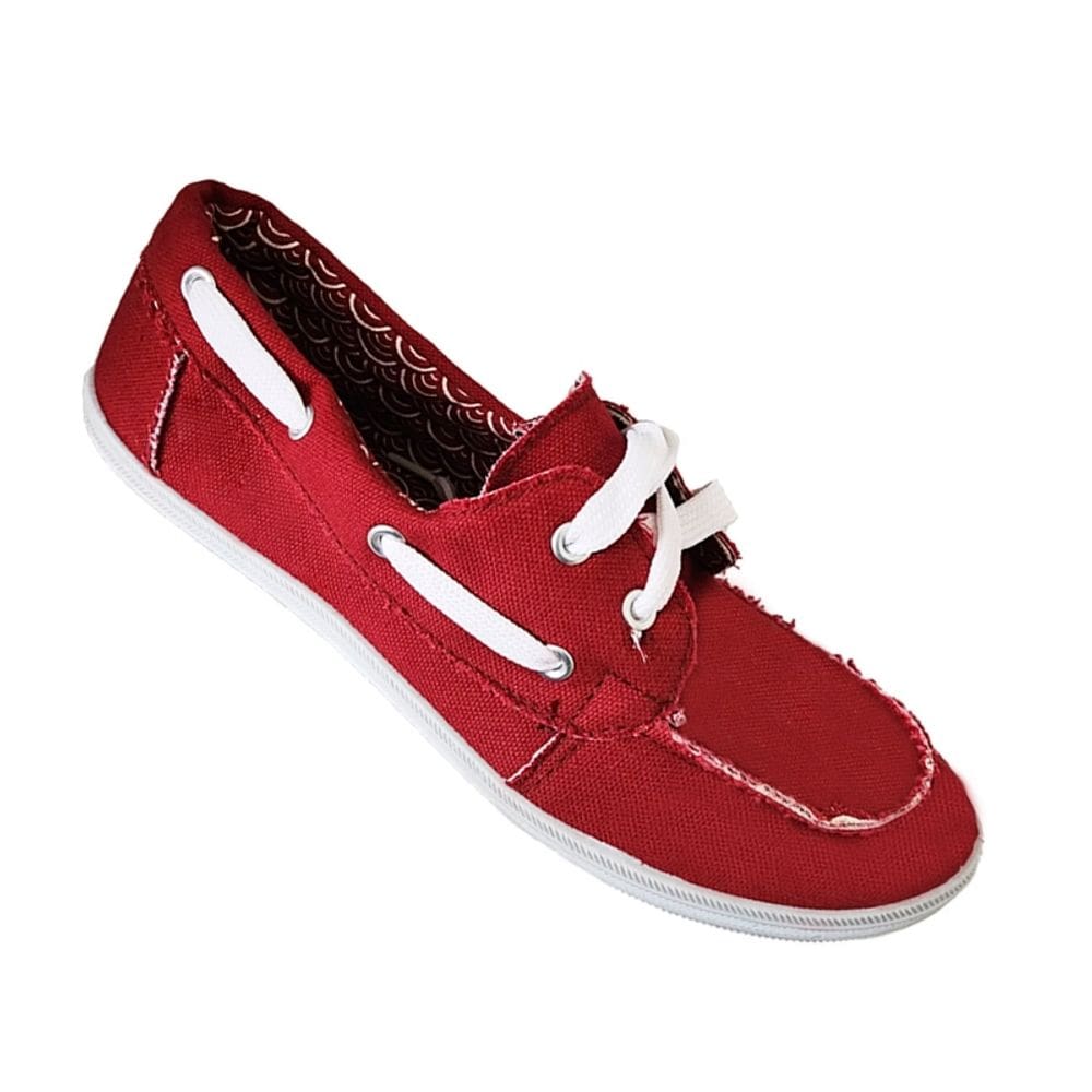 Sapatos casuais unissex Canvas Red Liquidation 7073