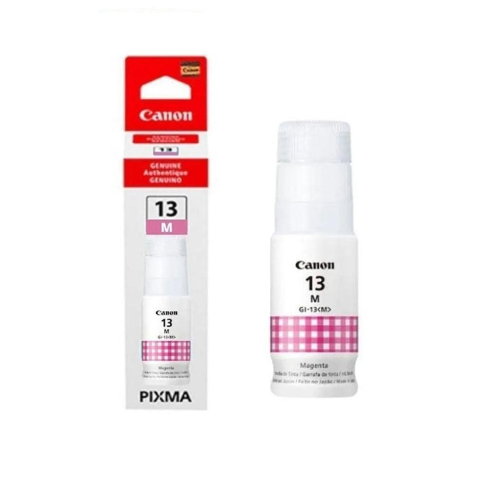 Tinta Canon Gi-13 Gi13 Vermelho autêntico Para Impressora Mega Tank G510 G610 G-510 G-610 Refil 60ml