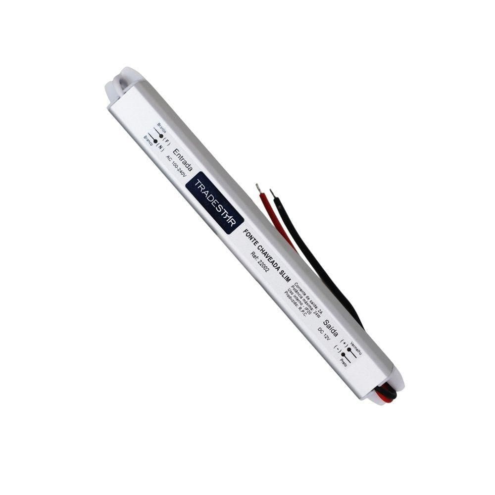 Fonte Led Slim 24w 2a 12v Tradestar