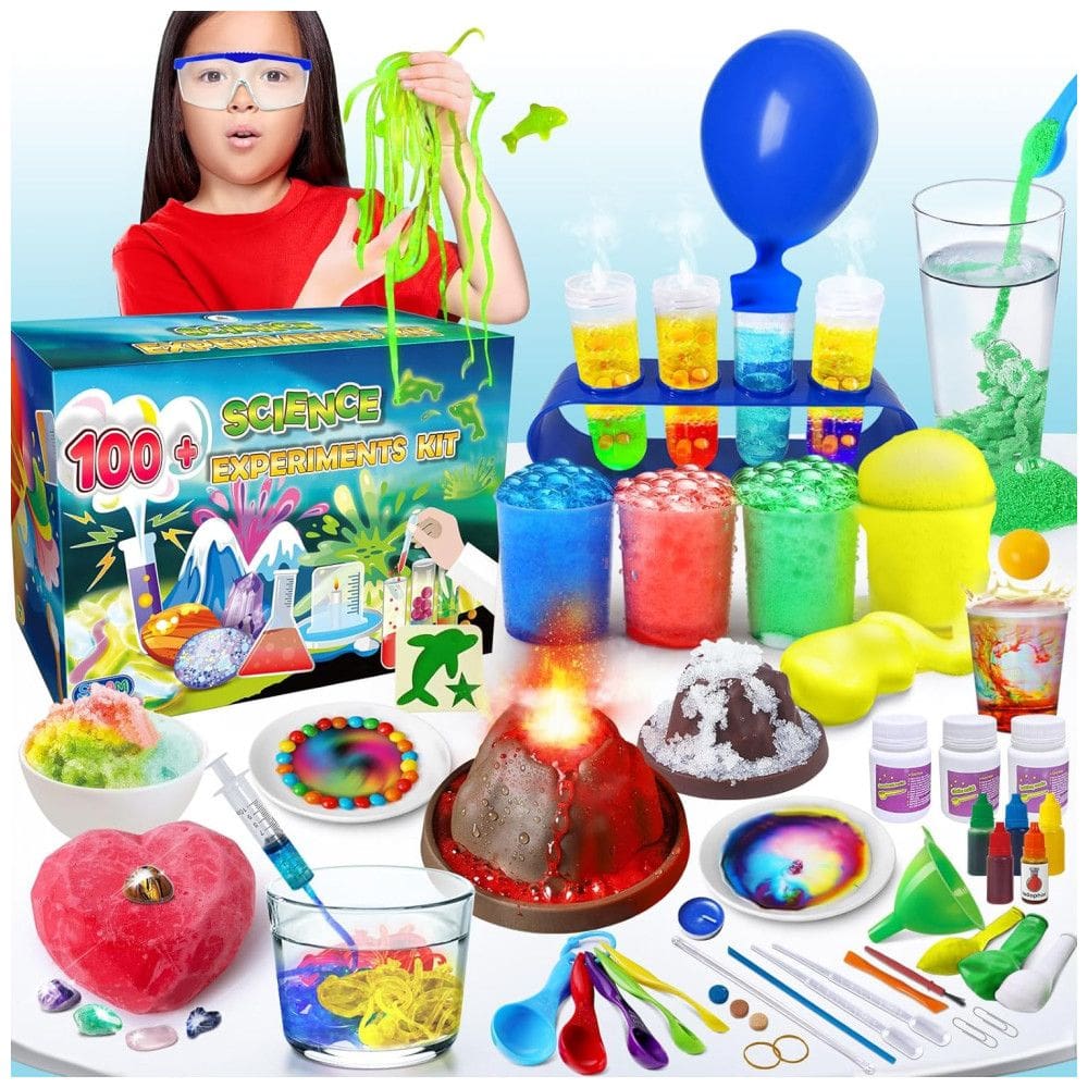 Kit de 100 experimentos de ciências para crianças atividades STEM, brinquedos educativos e presentes UNGLINGA