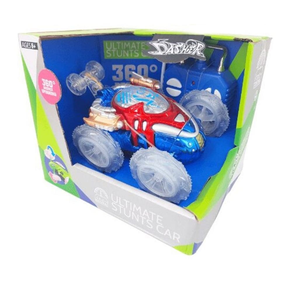 Brinquedo de controle remoto SELF-CRAZY 360 Stunts com luzes coloridas