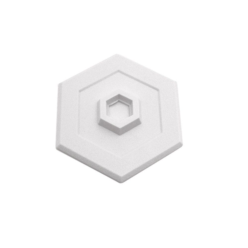 Protetor de vinil branco Doorstop Prime-Line U 9275 de 12,5 cm