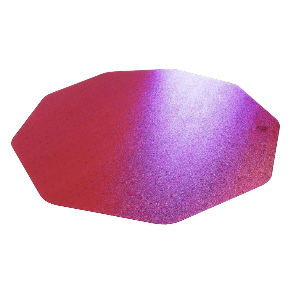 Tapete de chão Floortex CraftTex 97x99cm Protetor de piso rígido rosa