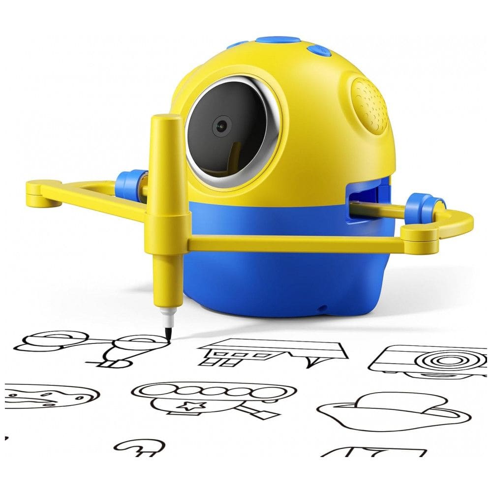 Robô de Desenho para Crianças com Reconhecimento de Câmera, Máquina de Desenho Educacional Interativa com 150 Cartões, Shapana