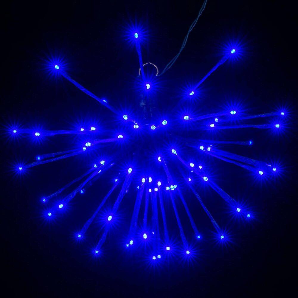 Luzes de corda Vickerman 80 LEDs 16” azuis Starburst 24V