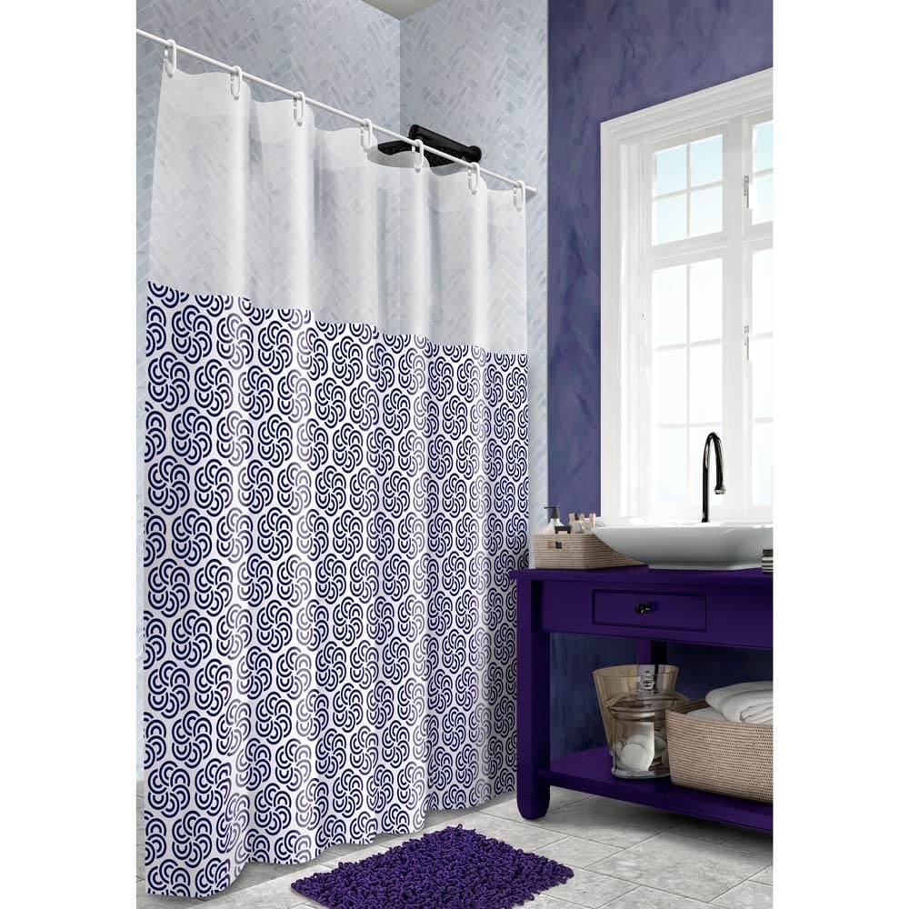 Cortina para Box 135x200cm PVC Mandalas Plast Leo 623-M