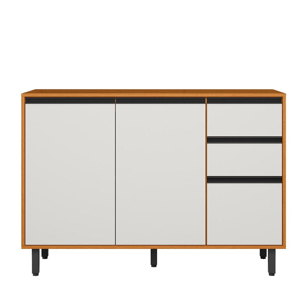 Balcao 3 Portas 2 Gavetas com Tampo Ravena Poliman