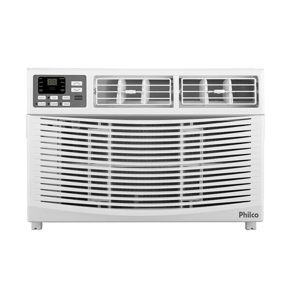 Ar Condicionado de Janela Philco PAJ10FH 10.000 Btus Timer Eco Serpentina de Cobre Frio Branco
