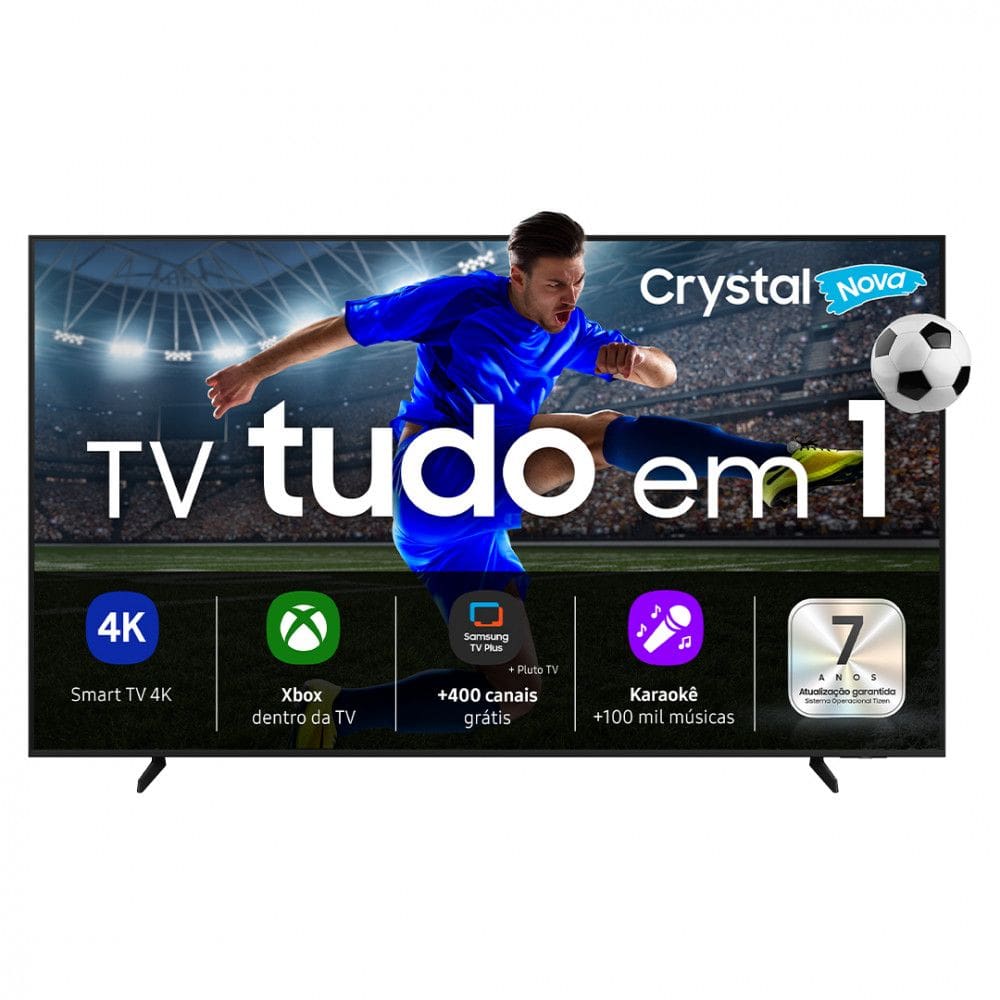 Smart TV Samsung 43 Crystal 4K Comando de voz UN43U8600FGXZD