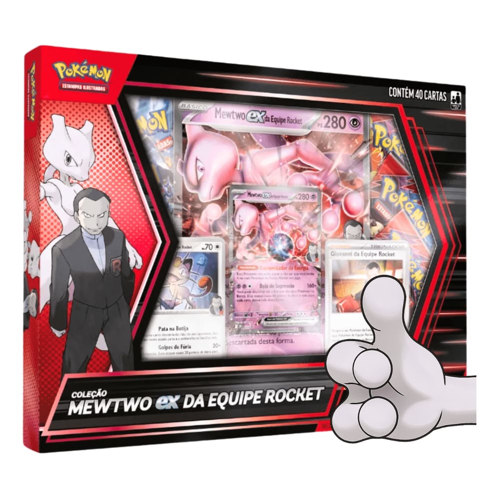 Jogo de cartas - Jogo box pokemon mewtwo COPAG DA AMAZONIA