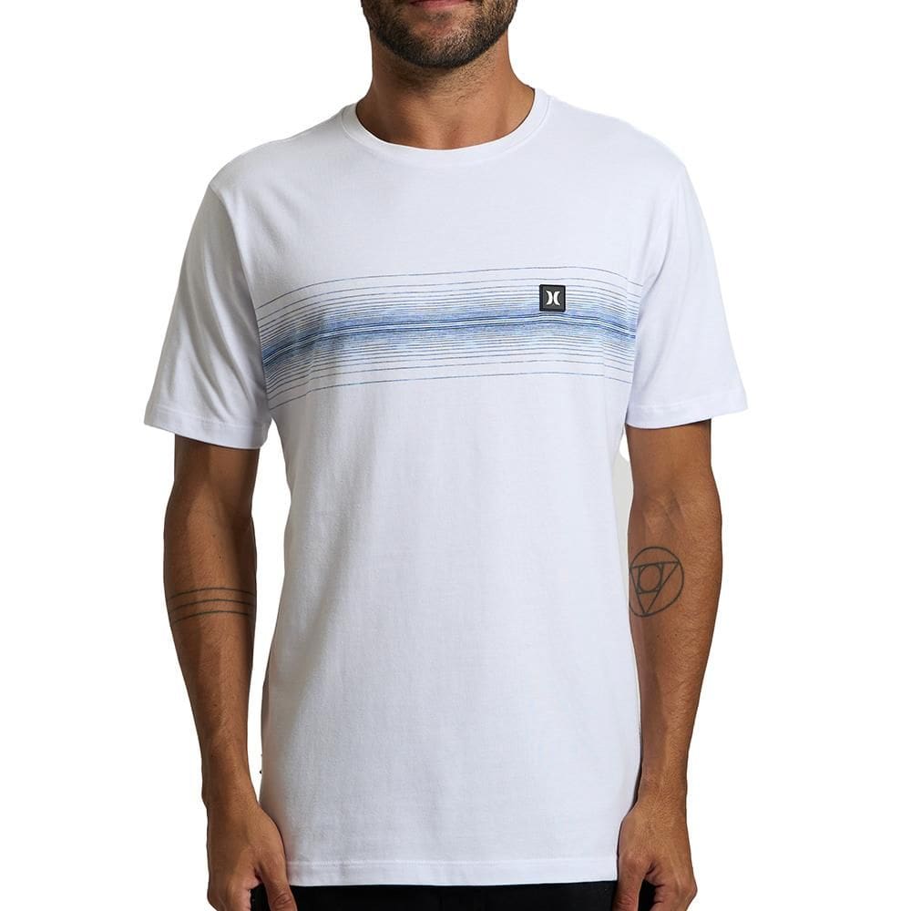 Camiseta Hurley Sunset SM26 Masculina Branco
