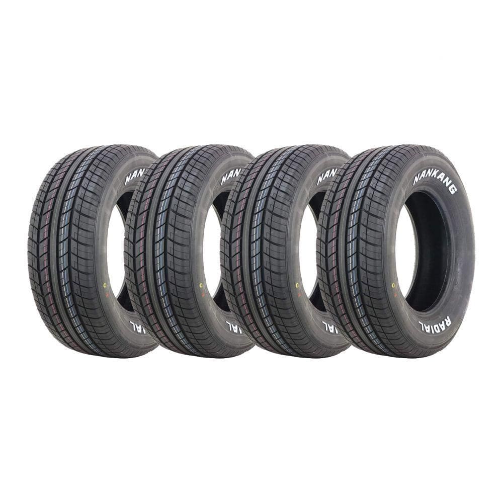 Kit 4 Pneus Nankang Aro 15 235/60R15 Radial N-729 Letras Brancas 98H