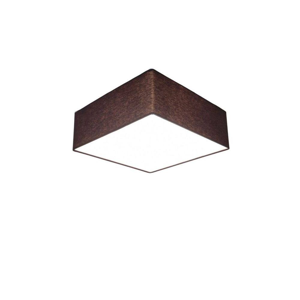 Plafon Para Banheiro Quadrado SB-3000 Cúpula Cor Café