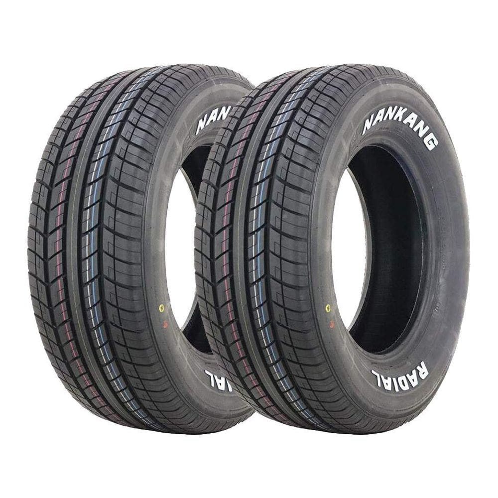Kit 2 Pneus Nankang Aro 15 235/60R15 Radial N-729 Letras Brancas 98H
