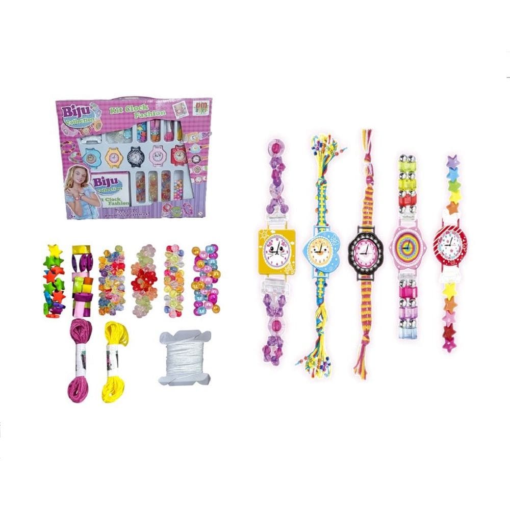 Biju Collection Kit Relógio Fashion 5 Relógios - DMTOYS