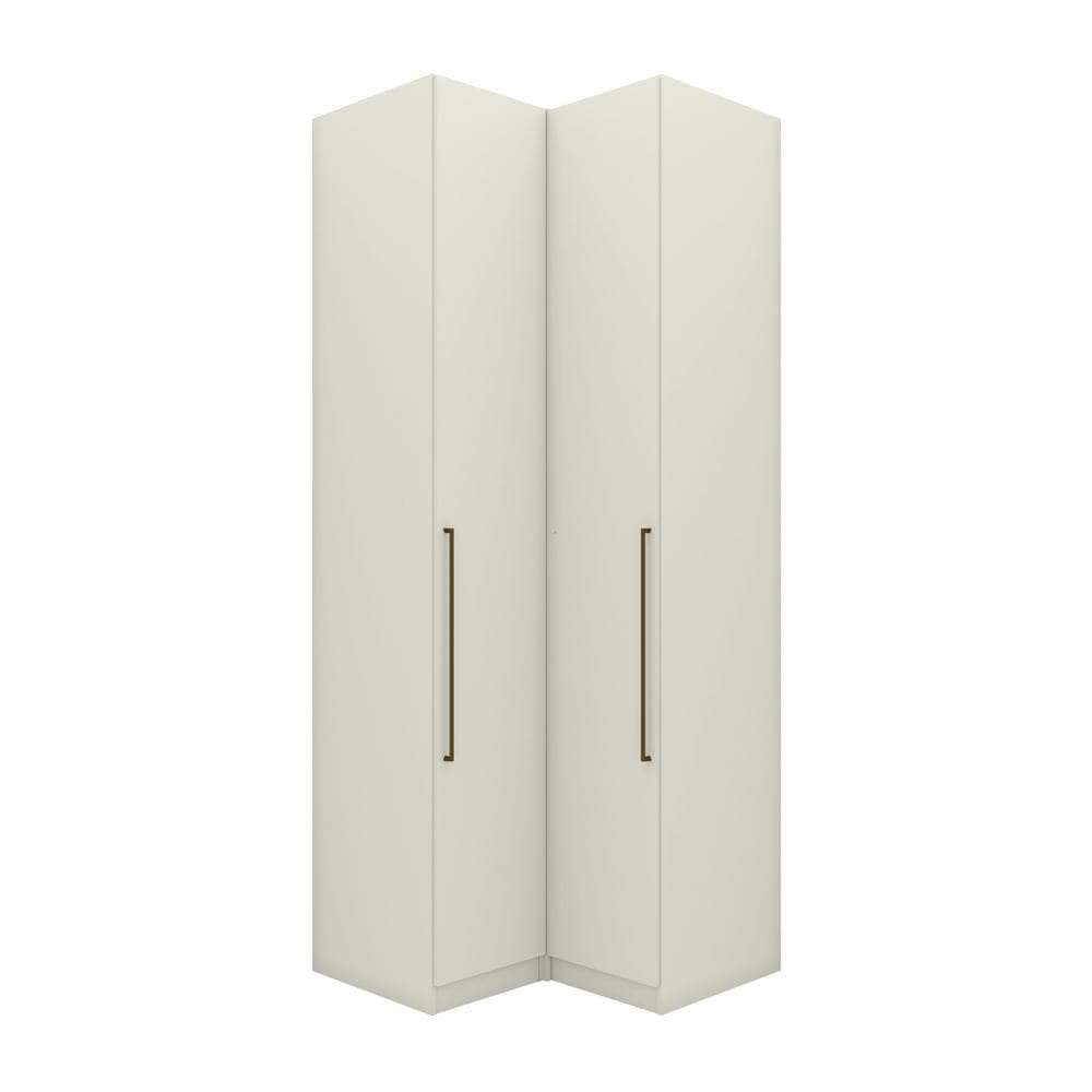 Guarda Roupa Modulado Canto 2 Portas Seletto Areia