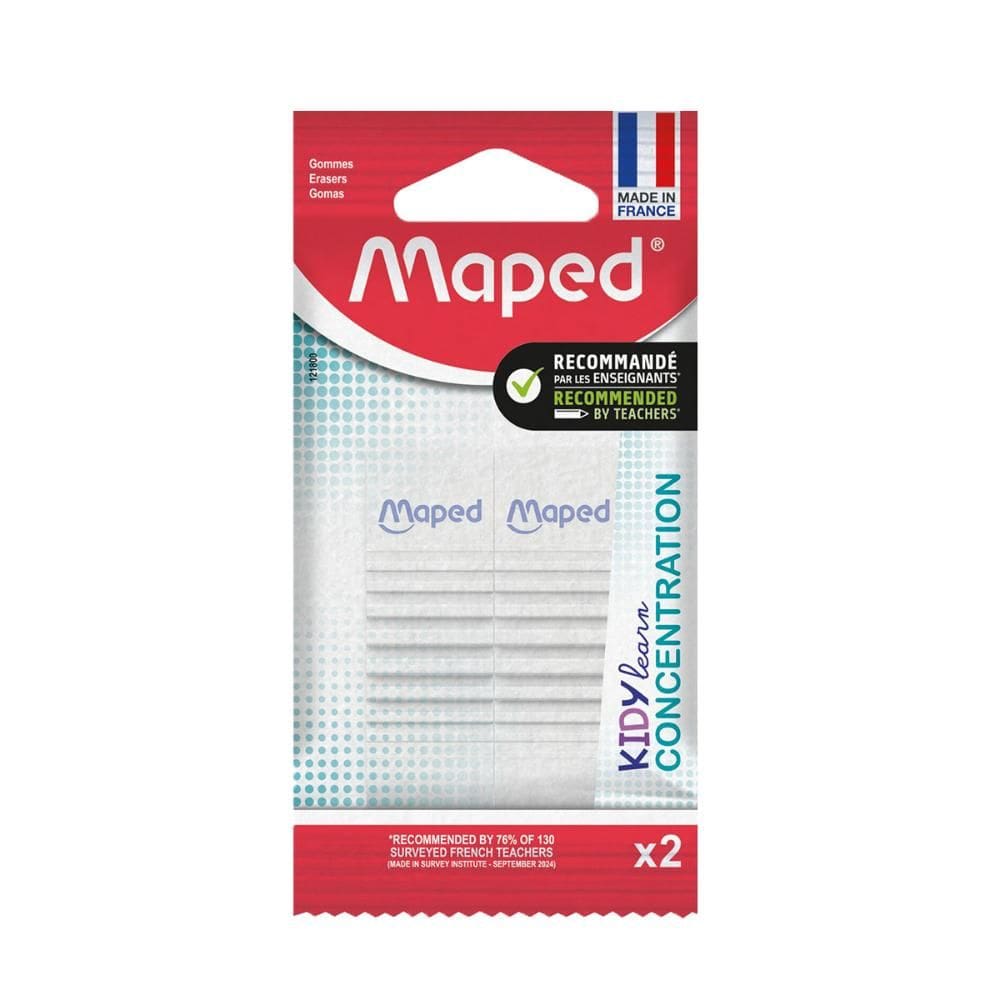 Borracha escolar Kidy Learn Concentration com 2uni Maped