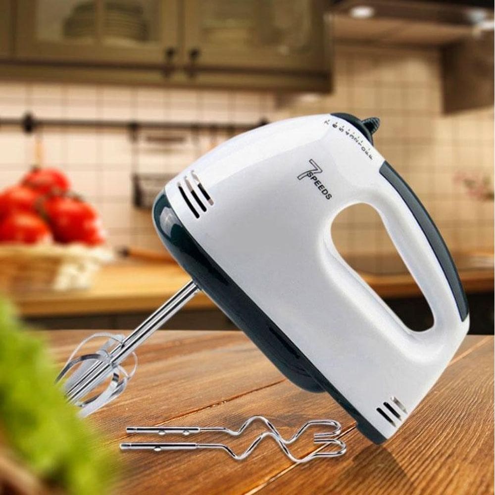 Batedor 7 Vel Para Ovos Massas Pães E Preparo Fácil
