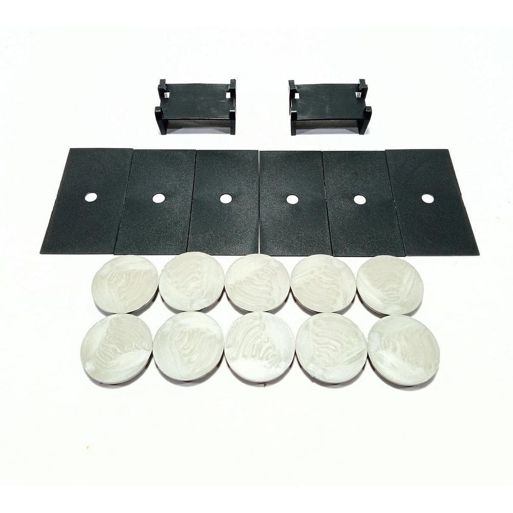 Jogo Calço Anti-Ruído Molejo Traseiro Ford F250 98/11