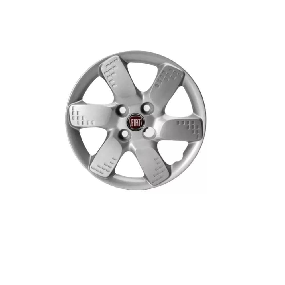 Fiat Novo Uno Uma Calota Da Roda Aro 14 Genuíno 100205243