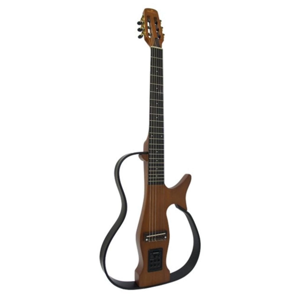 Violao Eletrico Nylon Marques Caixa Vazada Vn19Ctse Castanho