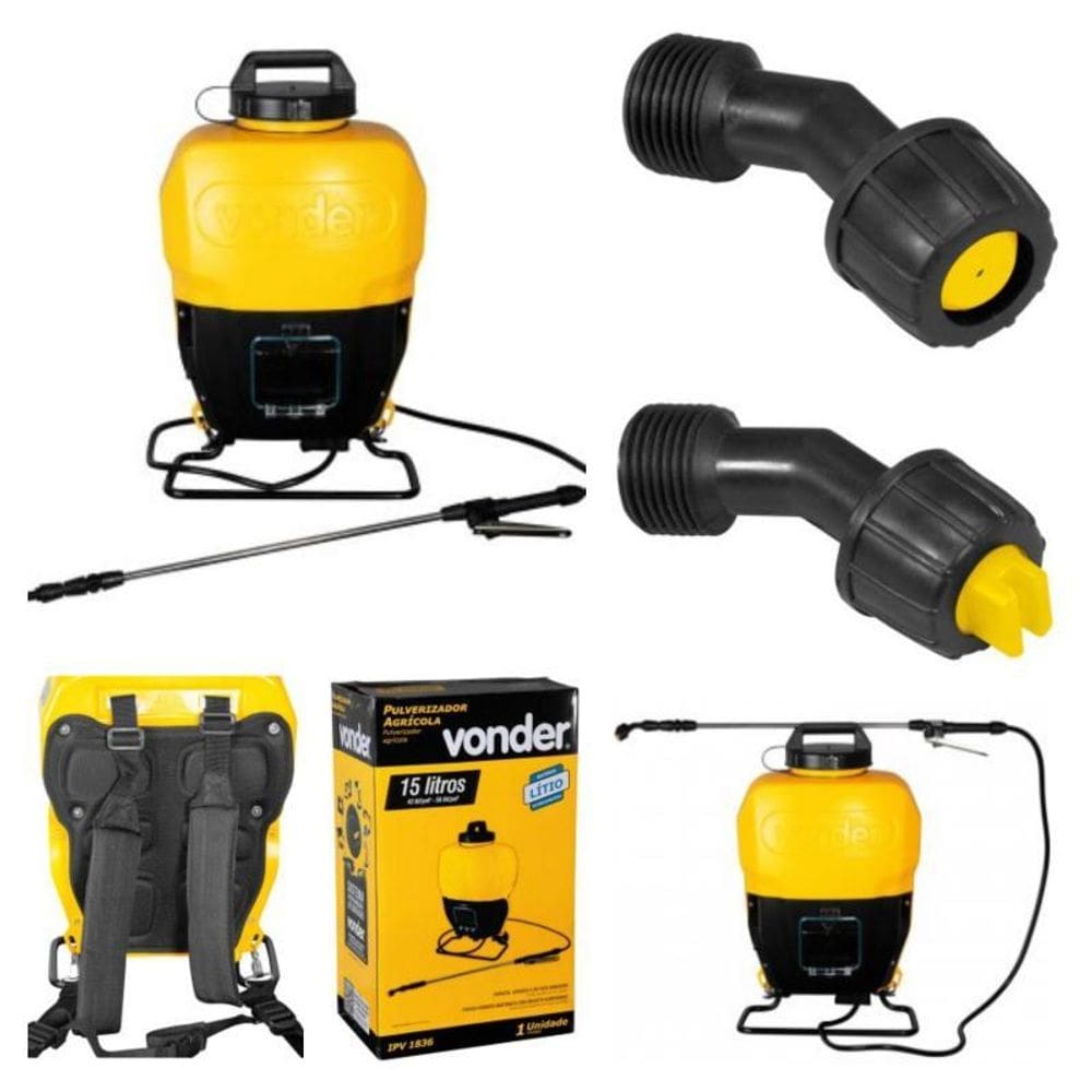 Pulverizador Agrícola 15 Litros Sem Bateria Ipv 1836, Vonder