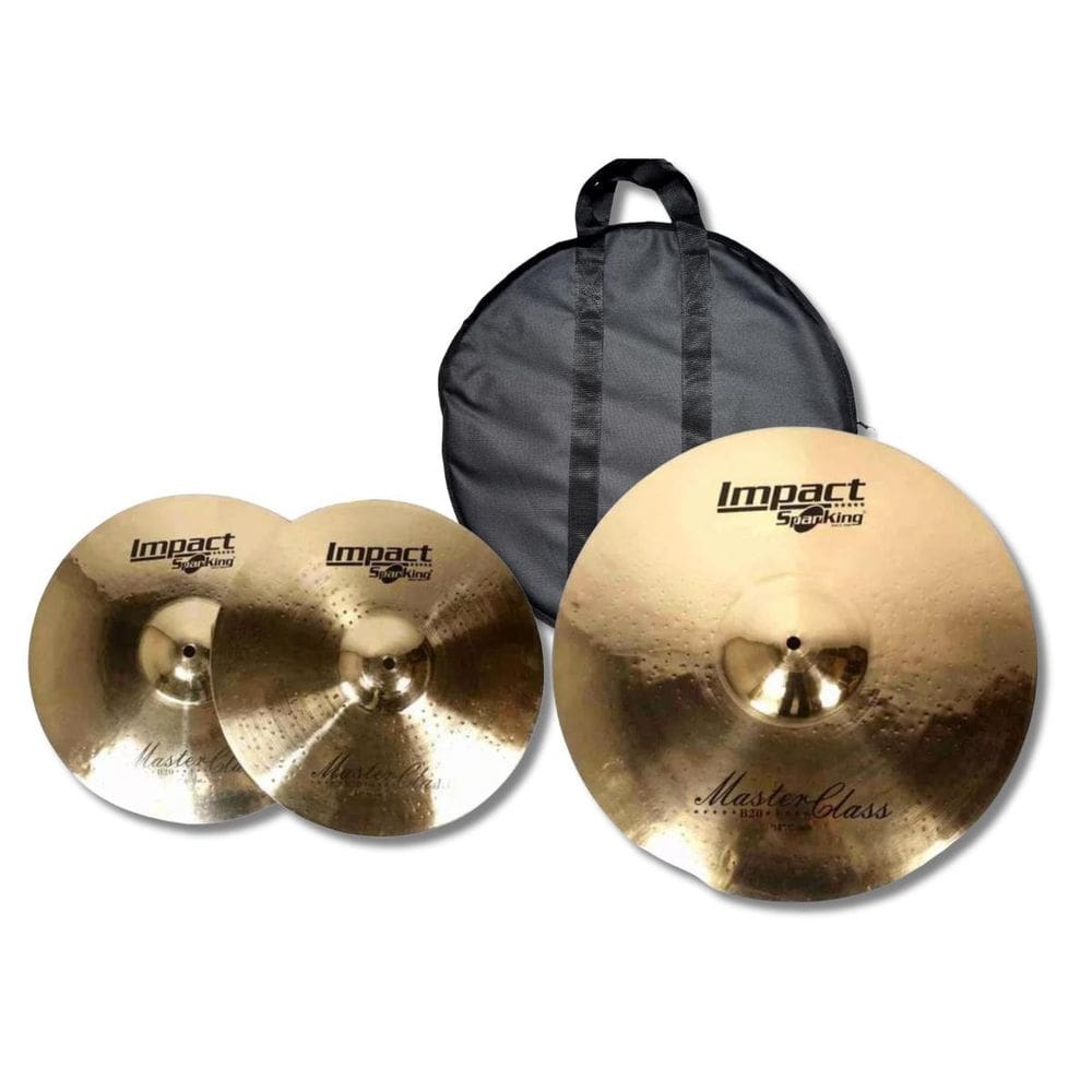 Kit Pratos Master Class 14 Hh + 18 Crash + Bag Nylon