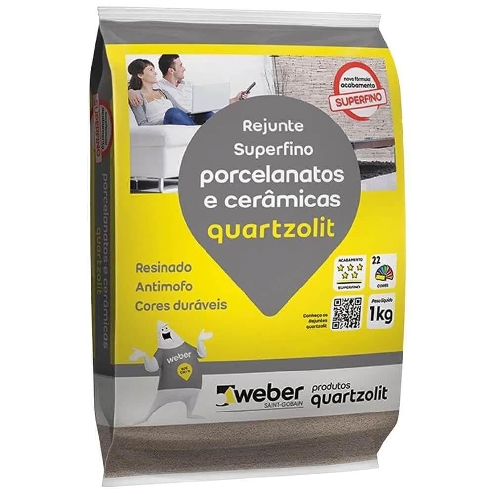 Rejunte Porcelanatos E Cerâmicas 1 Kilo Argila - 0110.00165.0015fd - Quartzolit