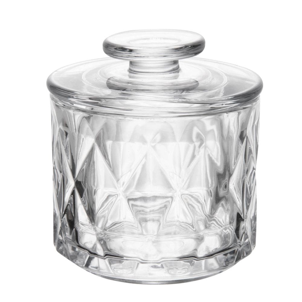 Manteigueira Francesa Diamond 9,5cm x 9,5cm x 8,5cm Vidro -