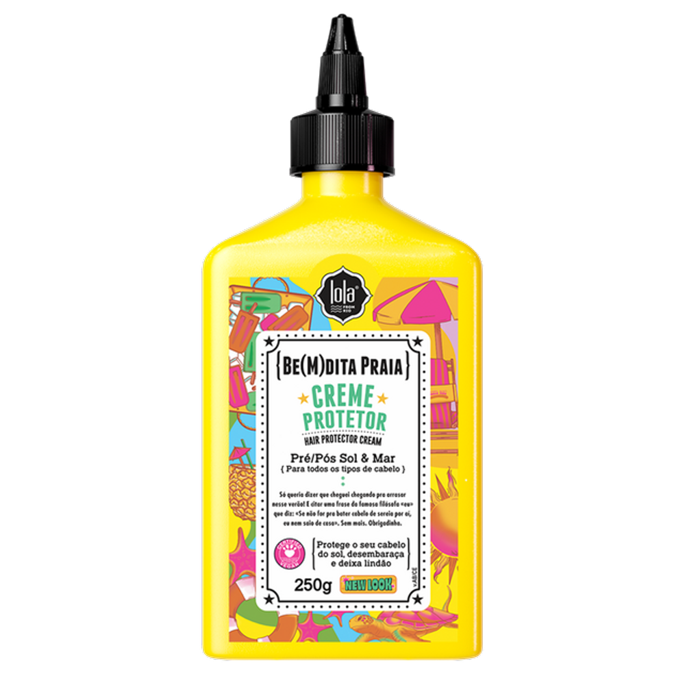 Lola Be(M)Dita Praia - Creme Protetor Solar Capilar 250g