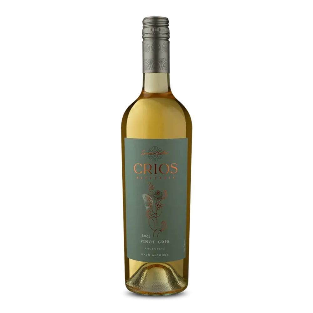 Vinho Crios Sustentia Pinot Gris Branco Argentina 750ml