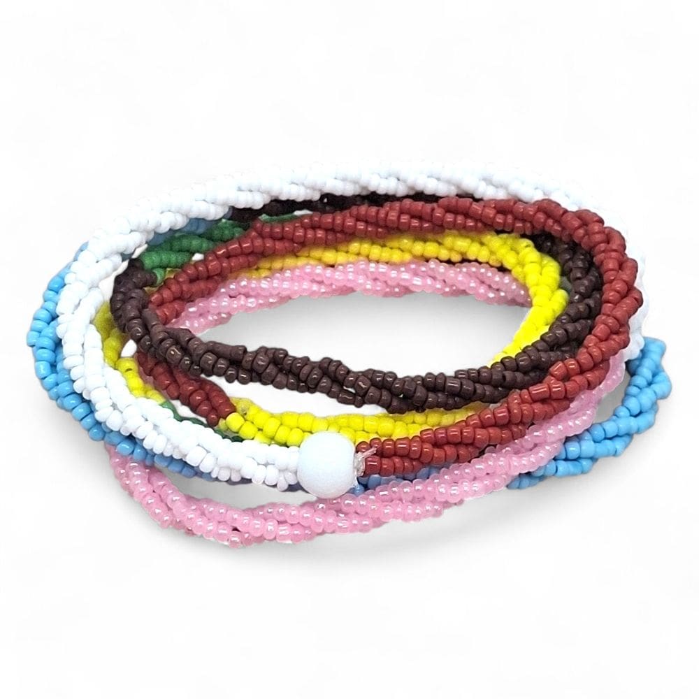 Guia 3 Fios 7 Linhas Proteção Contra Todo Mal 60 cm Umbanda