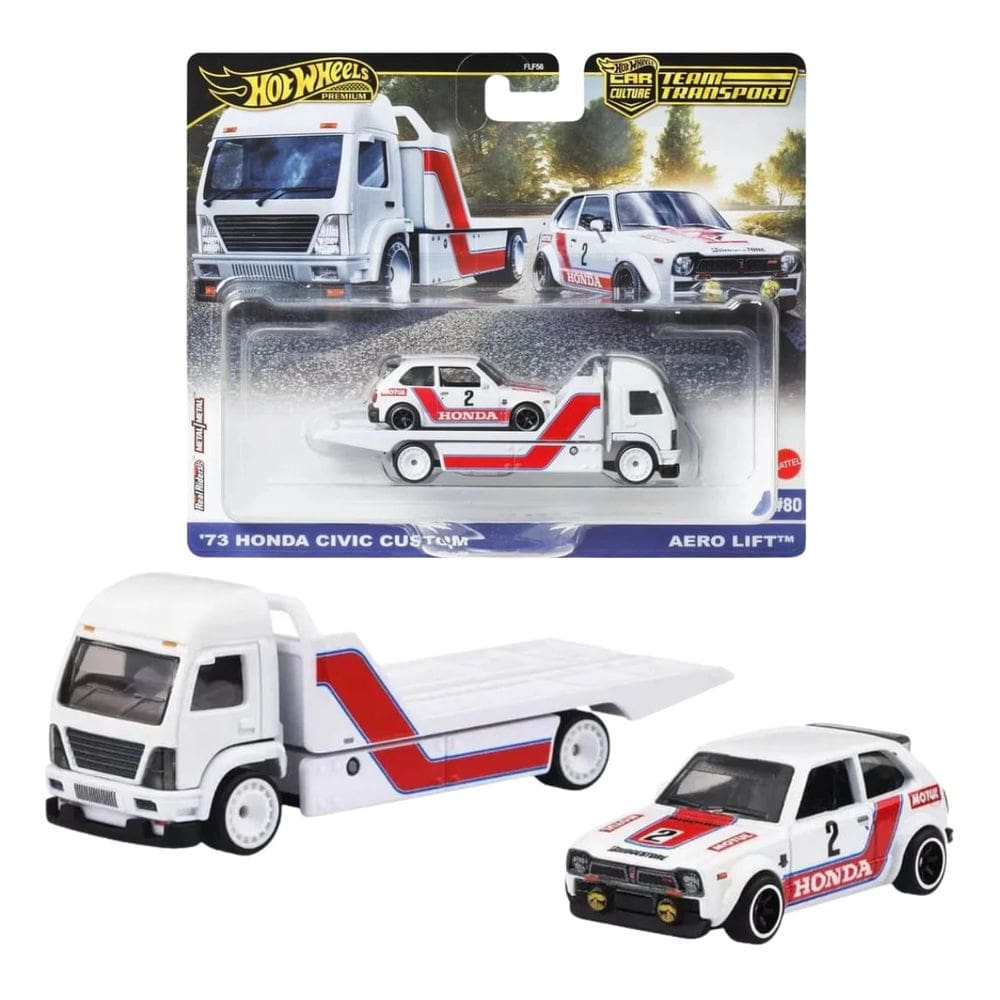 Hotwheels - Team Transporte - 73 Honda Civic Custom MATTEL