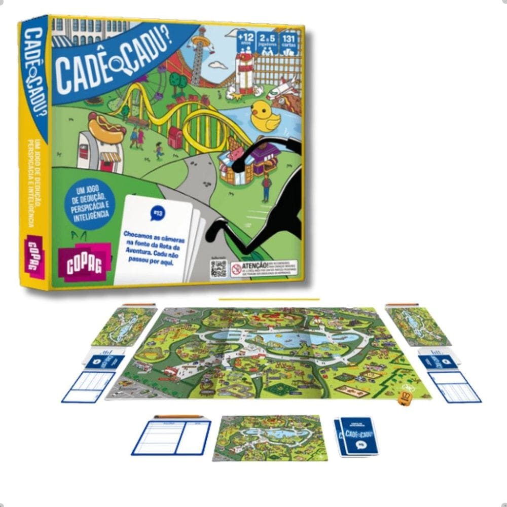 Jogo de tabuleiro - Cade o Cadu  COPAG DA AMAZONIA