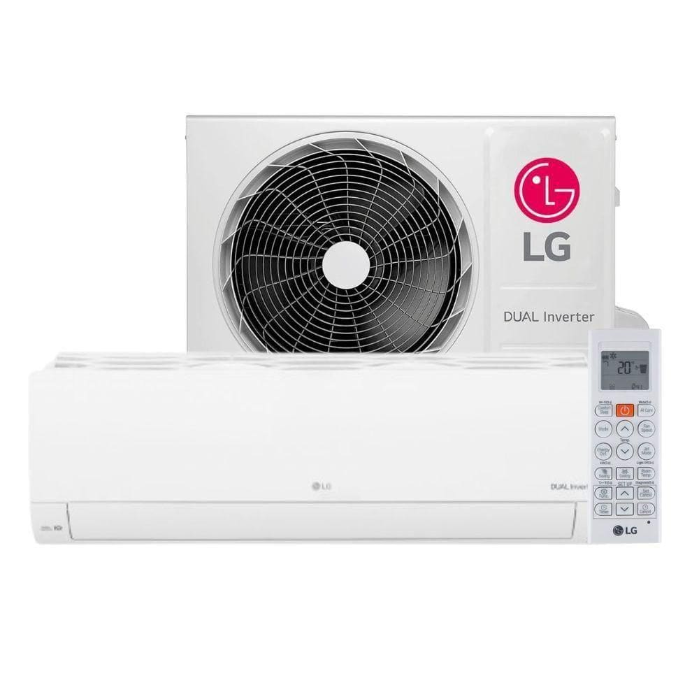 Ar Condicionado Split LG Dual Inverter Compact 12.000 BTUs S3-Q12JAQAL Frio 220V