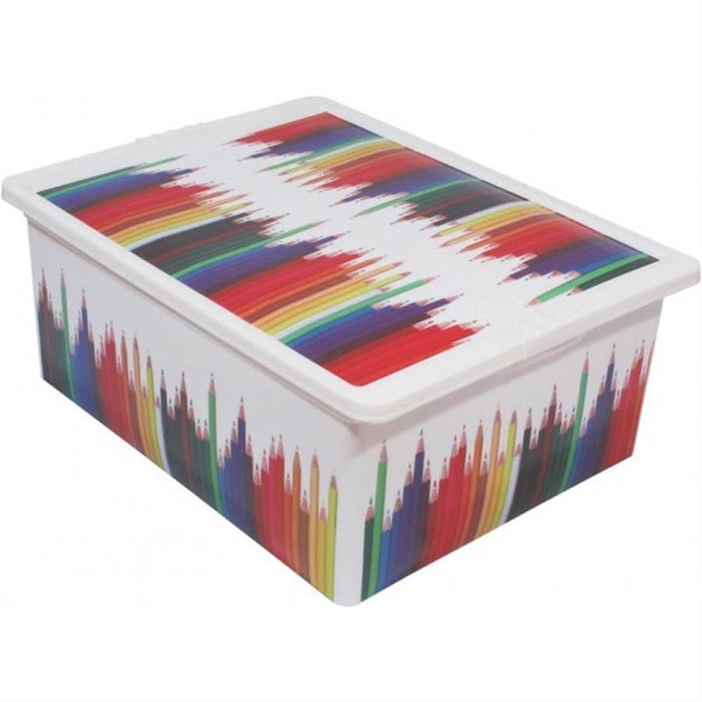 Caixa Organizadora 17 Litros Lápis - Or17l-02 - São Bernardo Caixa Org. Container 17l Lapis S.bernard Or17l-02