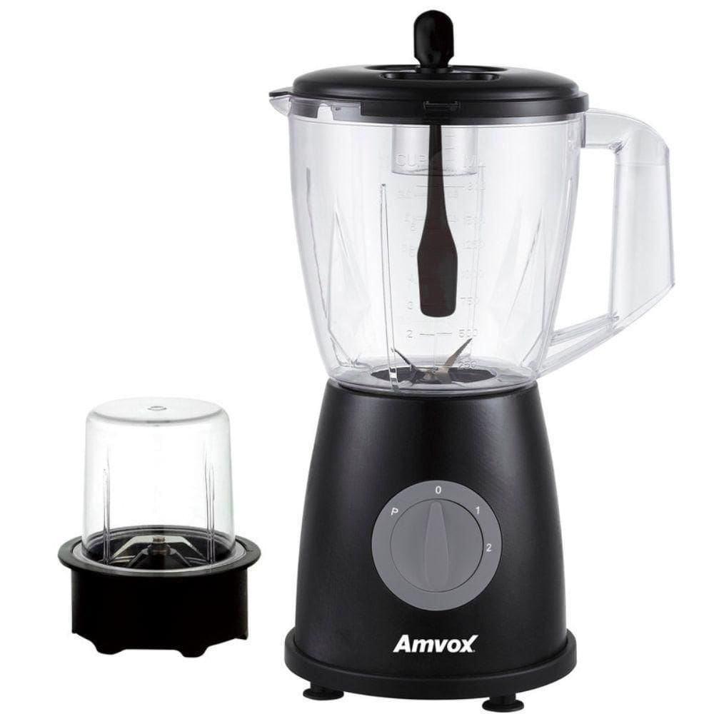 Liquidificador Amvox Inverse ALQ600 600W 2 Velocidades Preto 110V