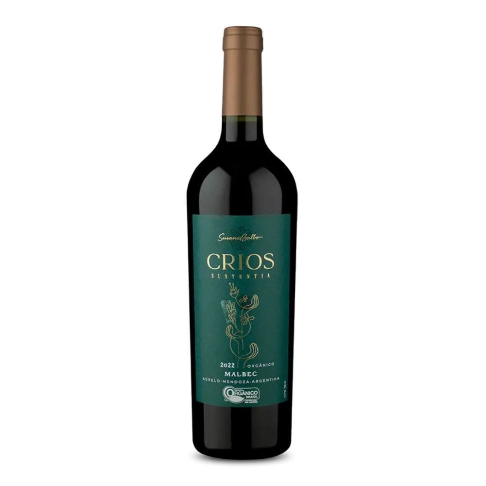 Vinho Crios Sustentia Orgânico Malbec Tinto Argentina 750ml