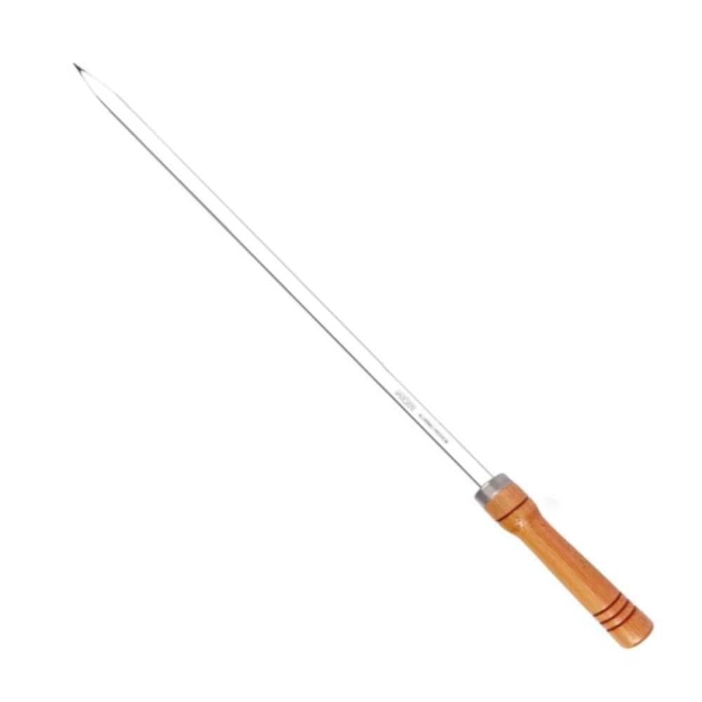 Espeto De Alumínio Simples Para Churrasco 80cm - 3246 - Mor Espeto Aluminio Simples 80cm Mor 3246