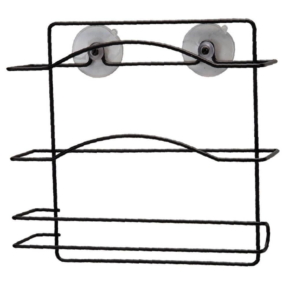 Cook Home Organizador Black Para 3 Rolos - 2502 - Arthi Cook Home Organizador P-tres Rolos Black 2502