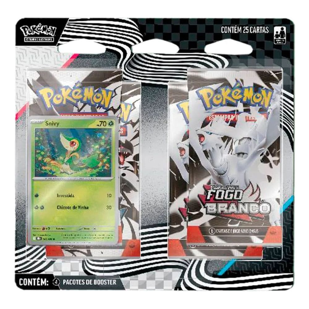 Cartas - Pokemon Fogo Branco - Snivy COPAG DA AMAZONIA
