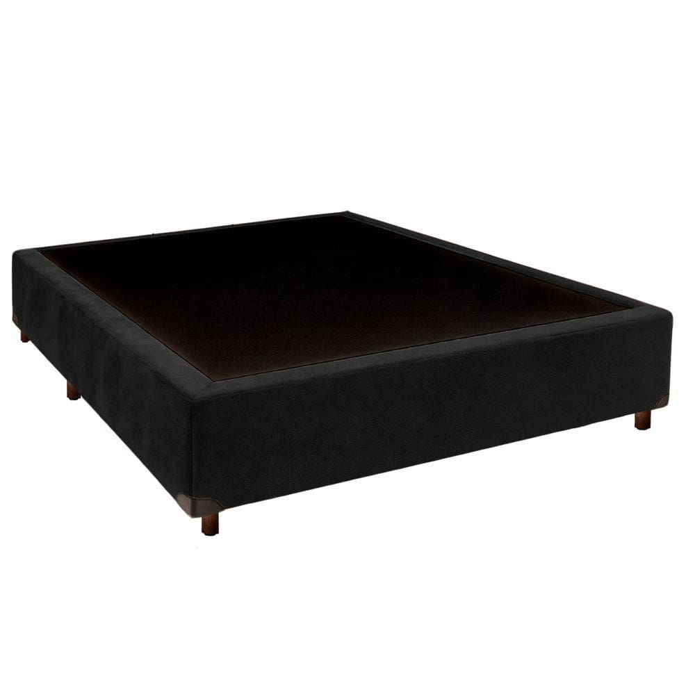 Cama Box Casal Preto Nature 138x188