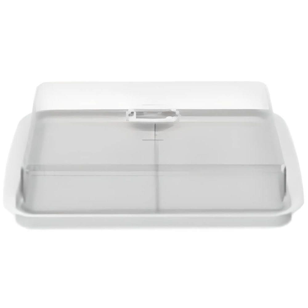 Porta Frios Duplo Branco Com Tampa Transparente Cozy - 10180-3007 - Coza