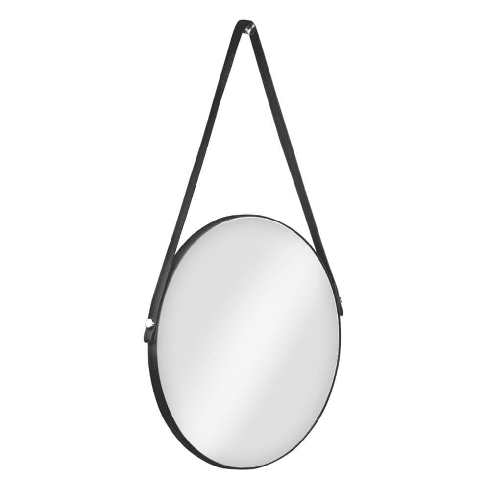 Espelheira Adnet 50 Cm Com Alça Preto