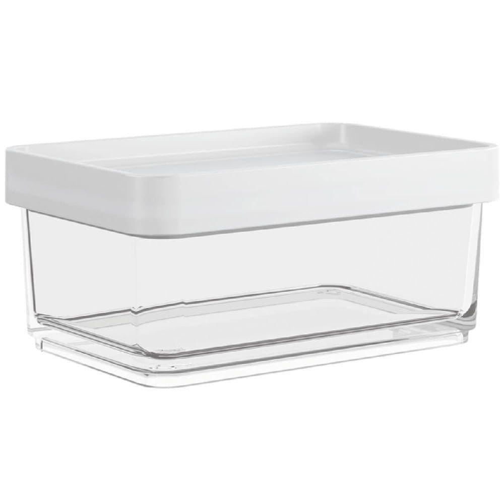 Pote Clear Mini 200ml Branco - 20766-0007 - Coza