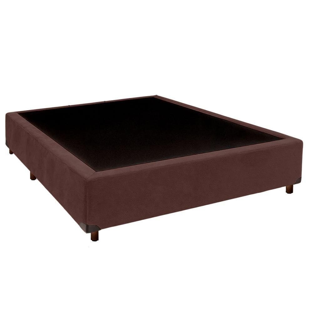 Cama Box Viuvo Marrom Nature 128x188